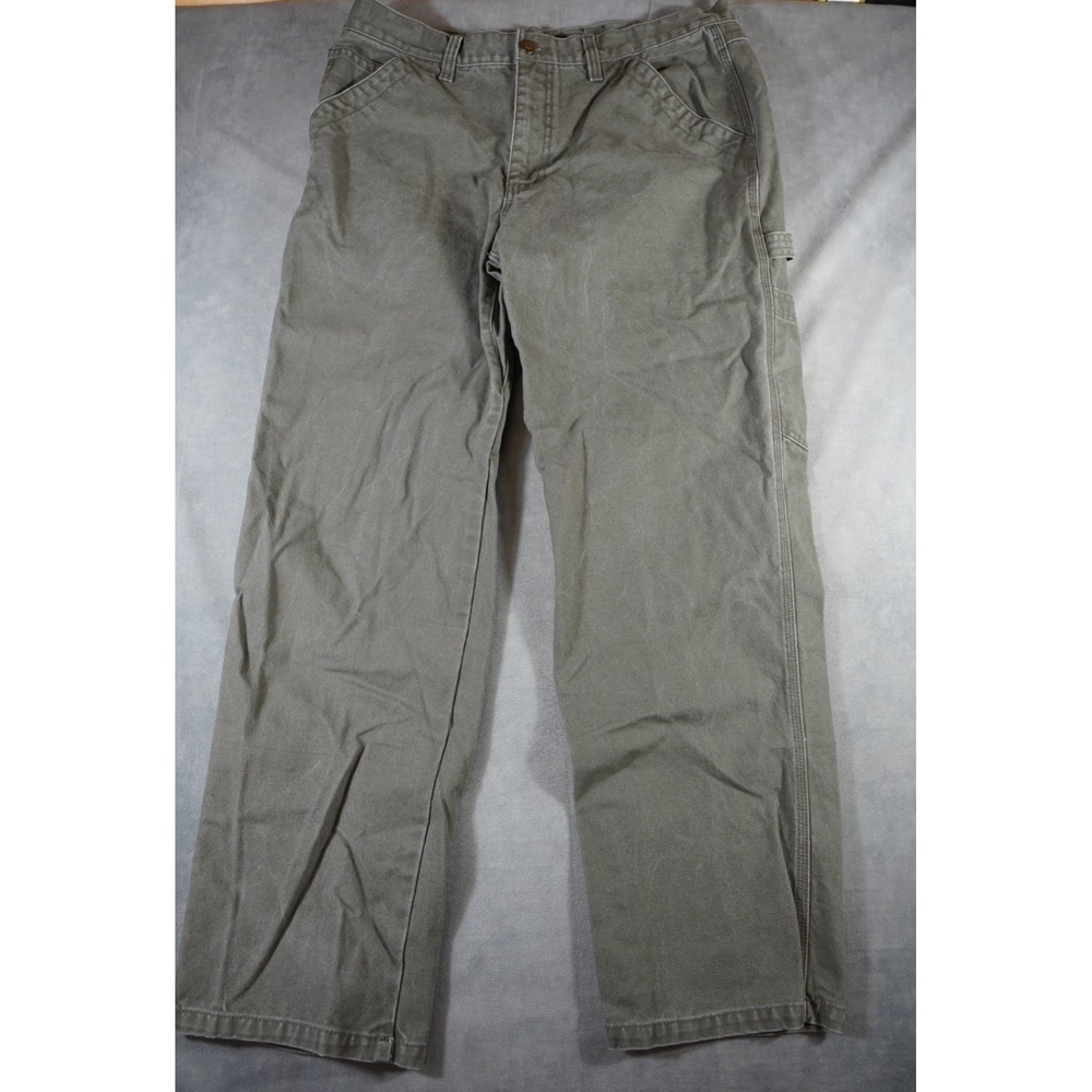 Wolverine Mens Carpenter Utility‎ Pants Olive 36x32(31) Cargo Pockets